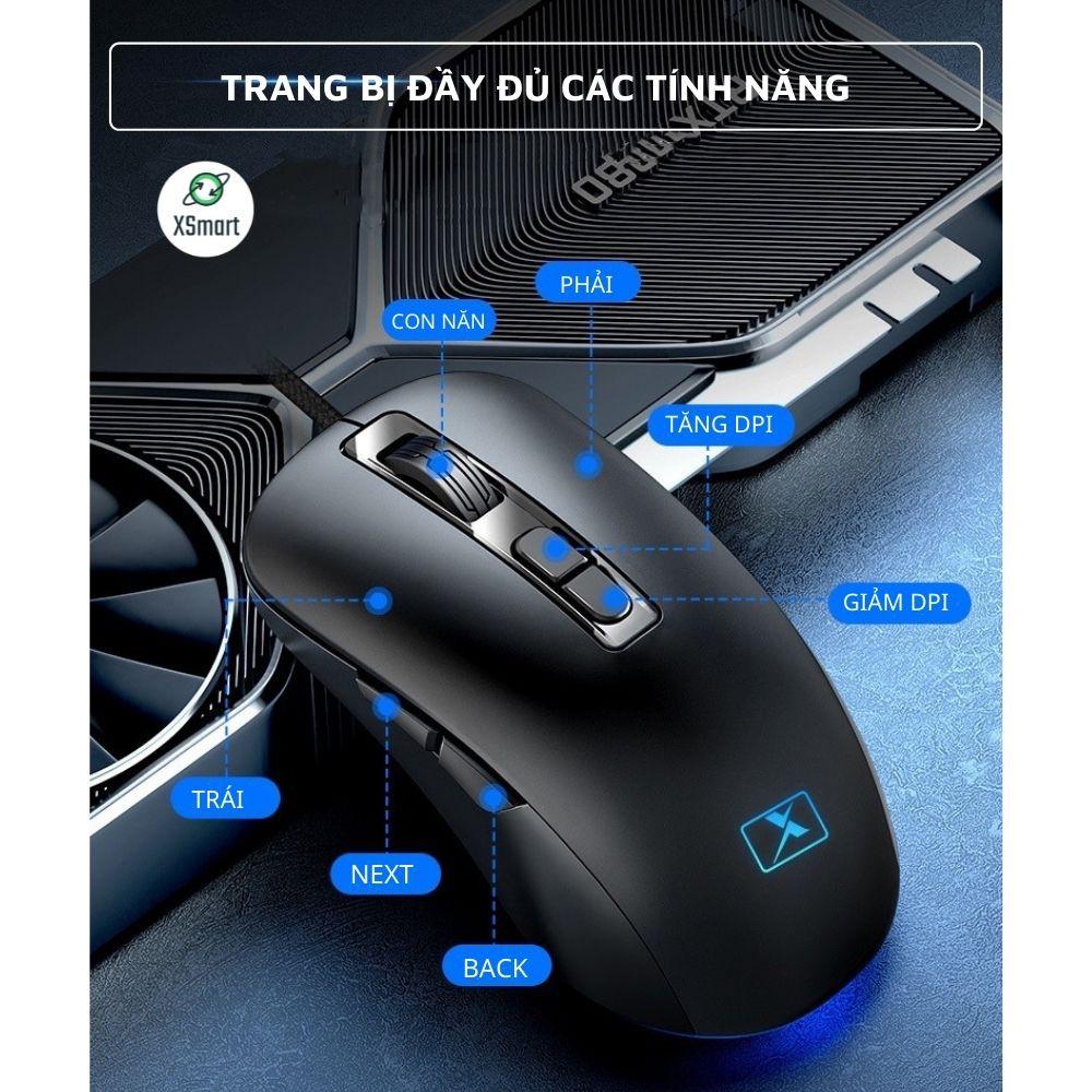 Chuột Máy Tính, Laptop Có Dây EBAY M383 Led RGB Đổi Màu Cực Đẹp, Dùng Văn Phòng, Chơi Game Cực Đã, Bản Đặc Biệt 2023