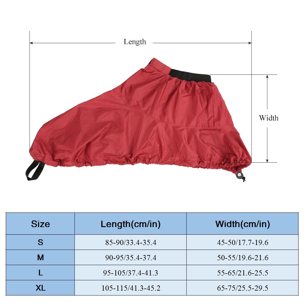 Váy trùm cho người chèo thuyền Kayak bằng nylon chống thấm nước chống tia cực tím và chống bám bụi
