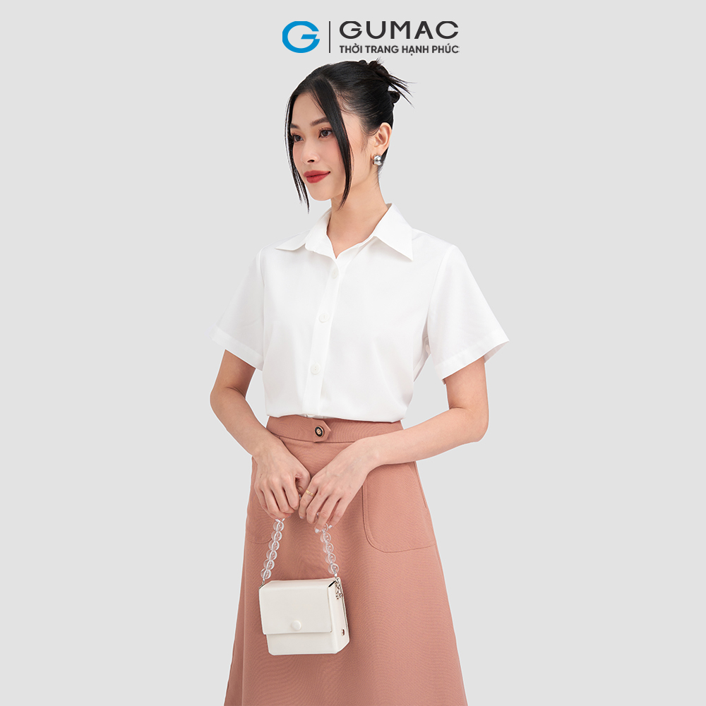 Chân váy A túi đắp GUMAC VD03014