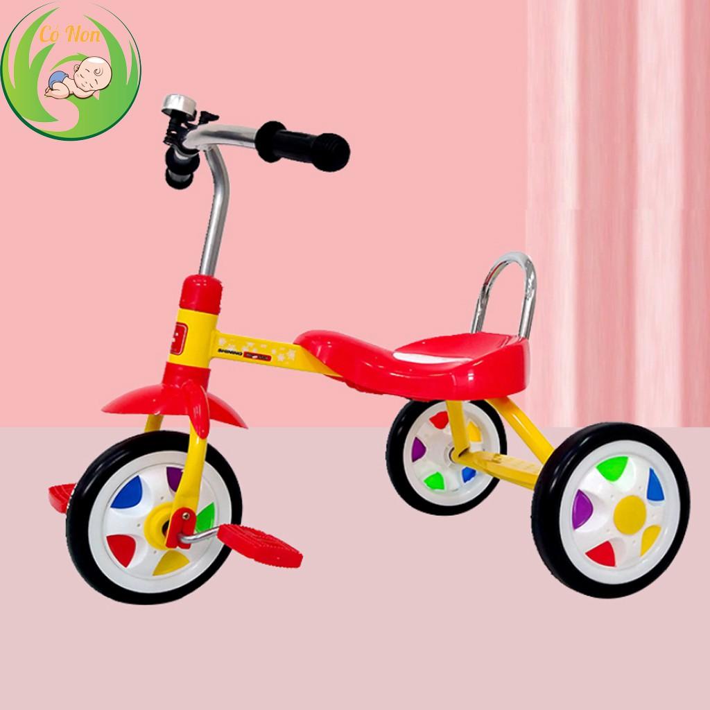 Xe đạp 3 bánh, xe cút kít cho bé khung thép chắc chắn