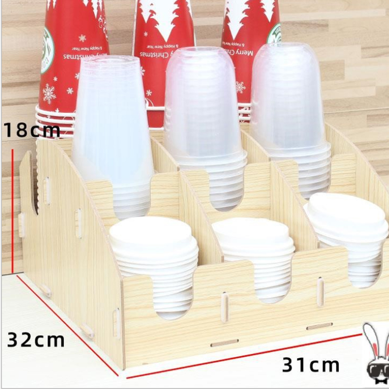 Hộp đựng dụng cụ pha chế cafe & trà sữa tiện lợi 4 ngăn