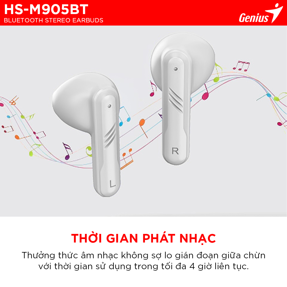 Tai nghe Bluetooth GEMIUS HS-M905BT - HÀNG CHÍNH HÃNG BẢO HÀNH 24 THÁNG