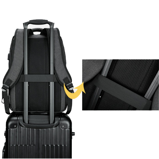 Balo laptop nam nữ Hàn quốc thời trang dày dặn chống thấm nước để được laptop 26x36cm 113 BEE GEE
