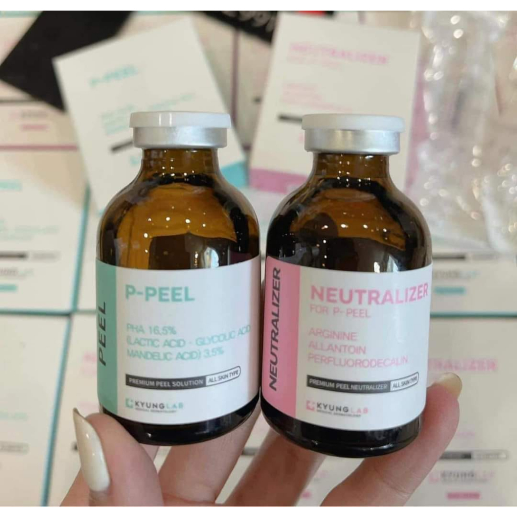 Tinh chất dưỡng da kyung lab P-Peel + Neutralizer giúp thay da làm đẹp da