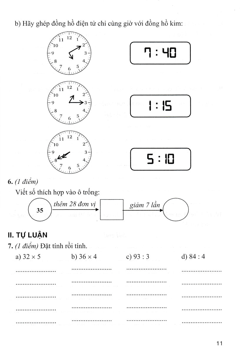 Sách tham khảo_Bộ Đề Kiểm Tra Môn Toán Lớp 3 (Dùng Kèm SGK Kết Nối)_HA
