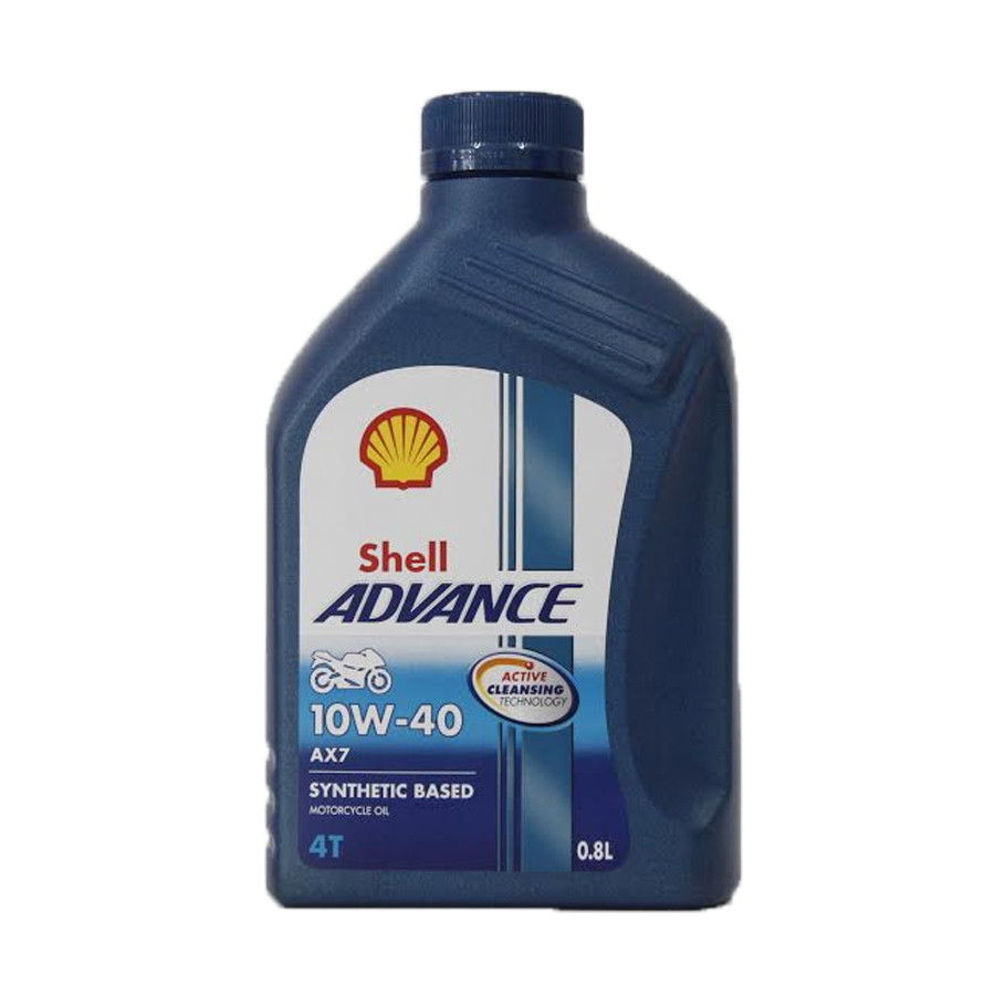 Nhớt Shell Advance 4T AX7 10W40 Synthetic Based (800ml)