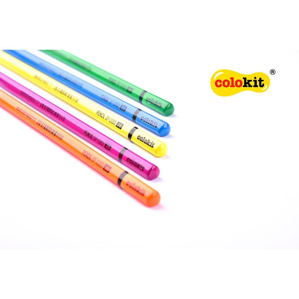 Combo 5 Bút chì gỗ Colokit 2B GP-C003