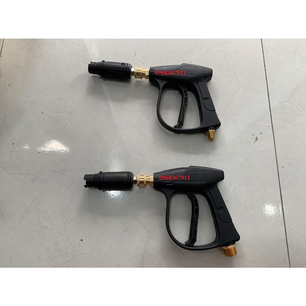 Súng rửa xe áp lực cao kèm bộ nối nhanh ren 1/4 INCH, súng xịt rửa xe + bộ nối nhanh 1/4