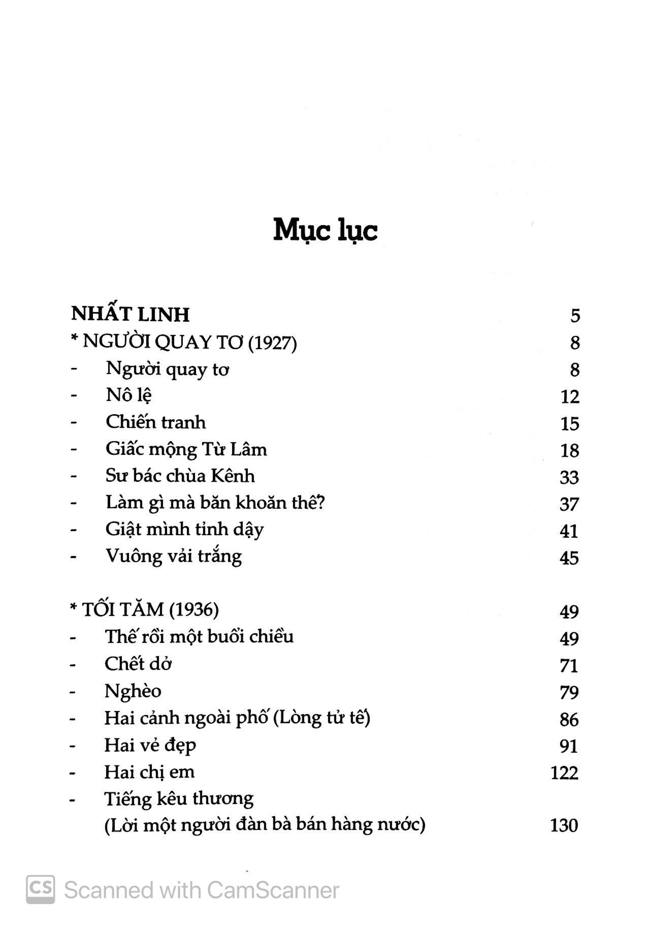 Tuyển Tập Nhất Linh - Khái Hưng