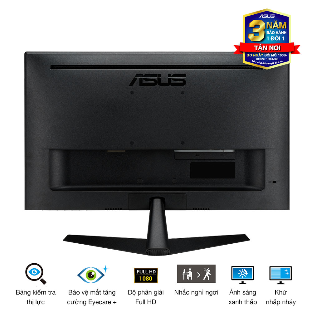 [Tặng chuột TUF Gaming M3] - Màn Hình Gaming Asus VY249HGE (23.8 inch | FHD 1920×1080 | IPS 144Hz 1ms | Eye Care+ | FreeSync Premium) - Hàng Chính Hãng