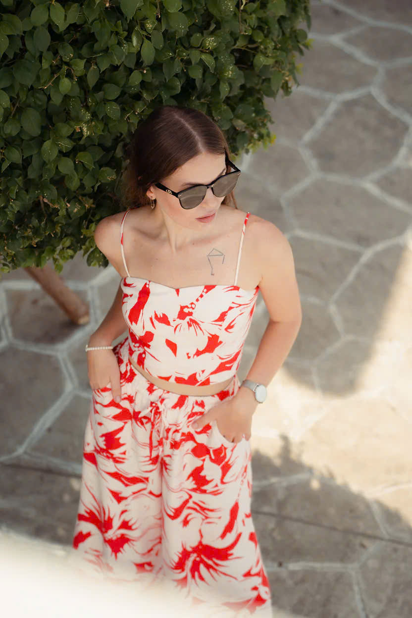 Quần Lửng Ống Rộng Culottes Lưng Thun Phong Diễm Pan077 Thời trang Hity