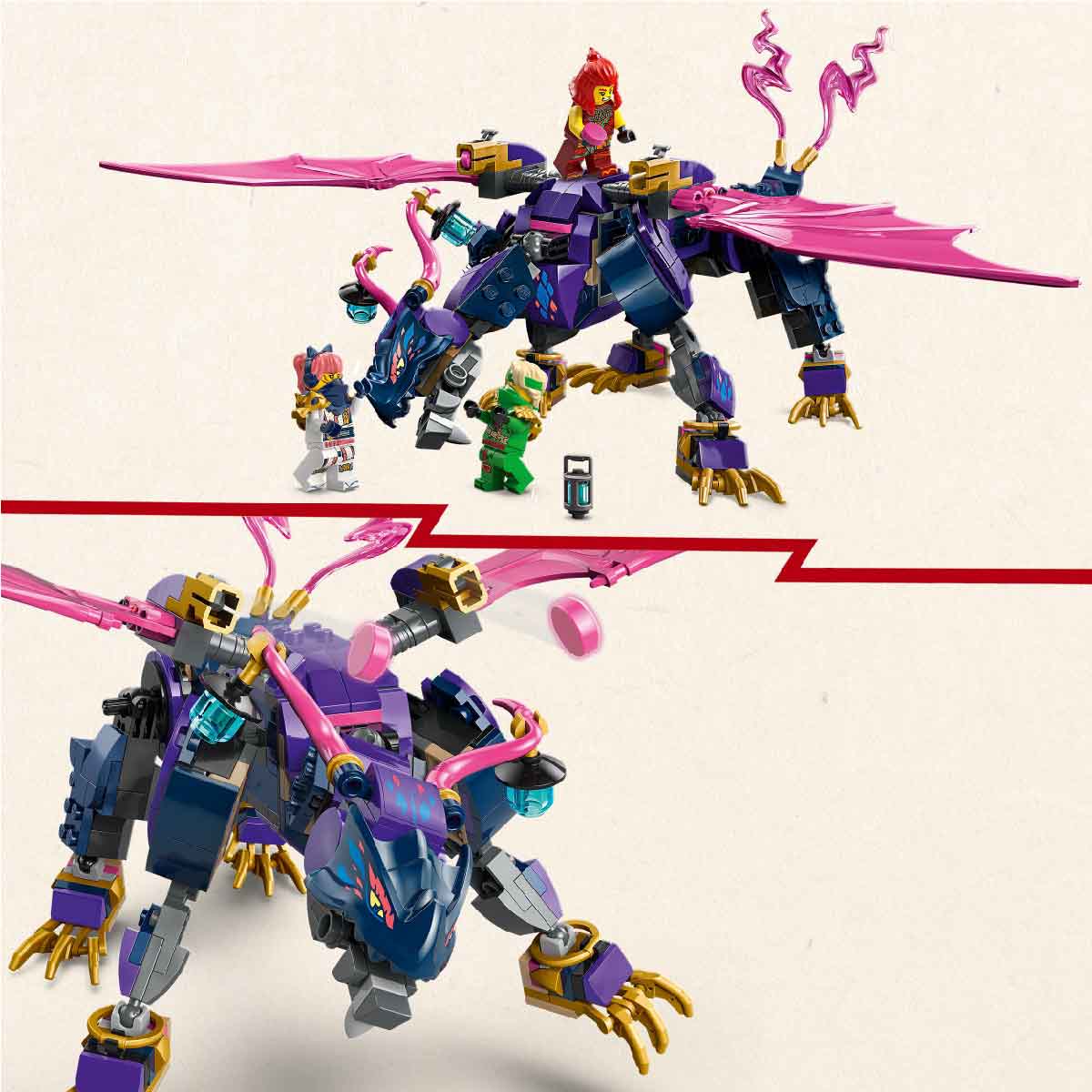 LEGO NINJAGO 71842 Đồ Chơi Lắp Ráp Rồng Bậc Thầy Rontu (381 chi tiết)