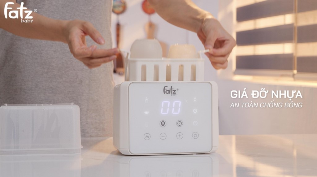 MÁY HÂM SỮA TIỆT TRÙNG ĐIỆN TỬ FATZBABY DUO 3- FB3093VN