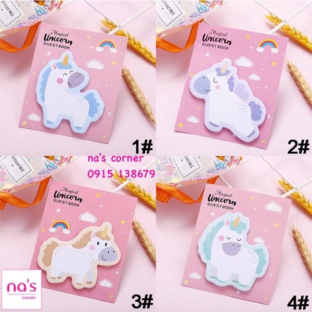 Note ghi chú , giấy nhớ Unicorn - nguồn sỉ