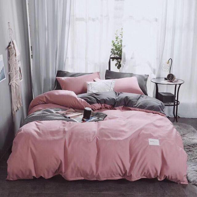 Bộ Cotton Tici Đũi Cao Cấp Hồng Phối Đủ Mẫu.