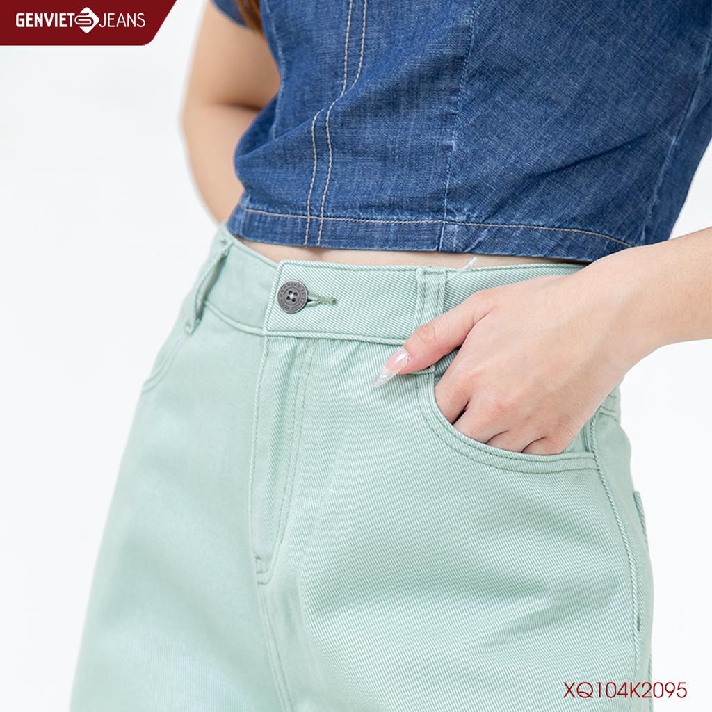 Quần Dài Nữ Kaki Thời Trang Baggy GENVIET XQ104K2095
