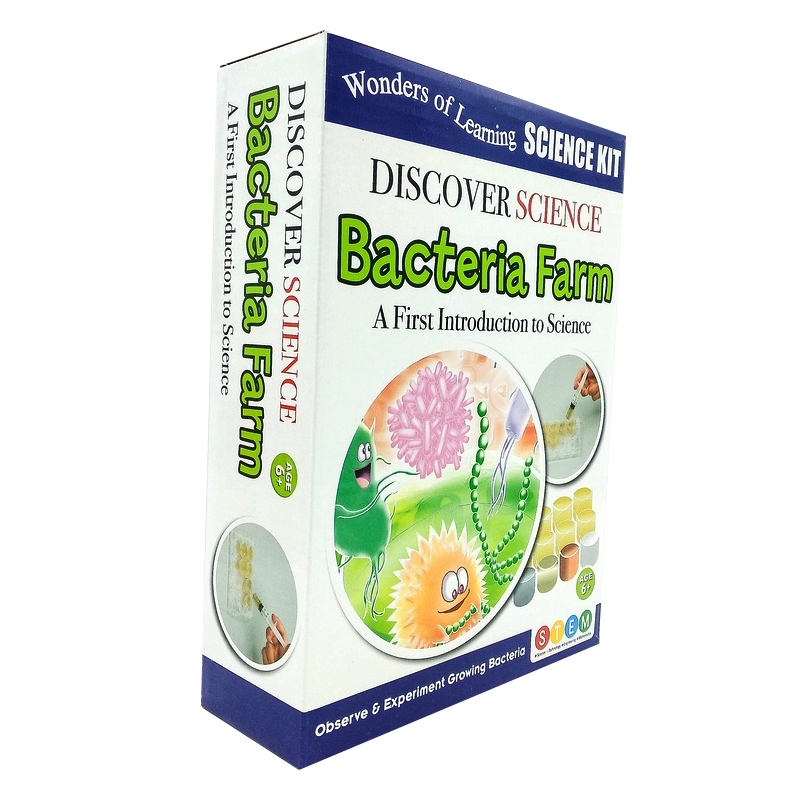 Wonders Of Learning Book &amp; Science Kit - Discover Science - Bacteria Farm