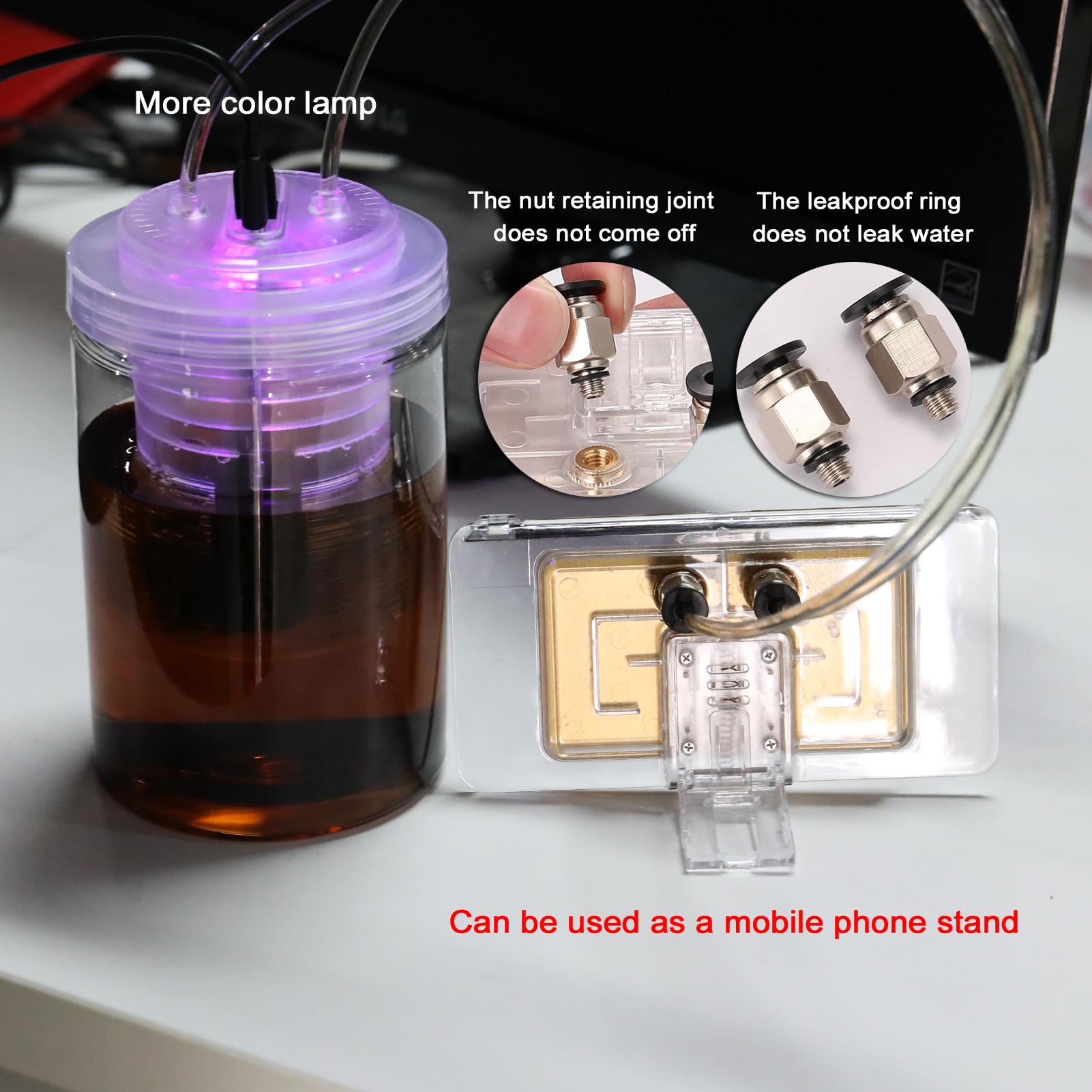 USB Mobile Phone Water Cooling Radiator Adjustable Portable Fan Holder Phone Water Cooler For Cell Phone Cell Phone