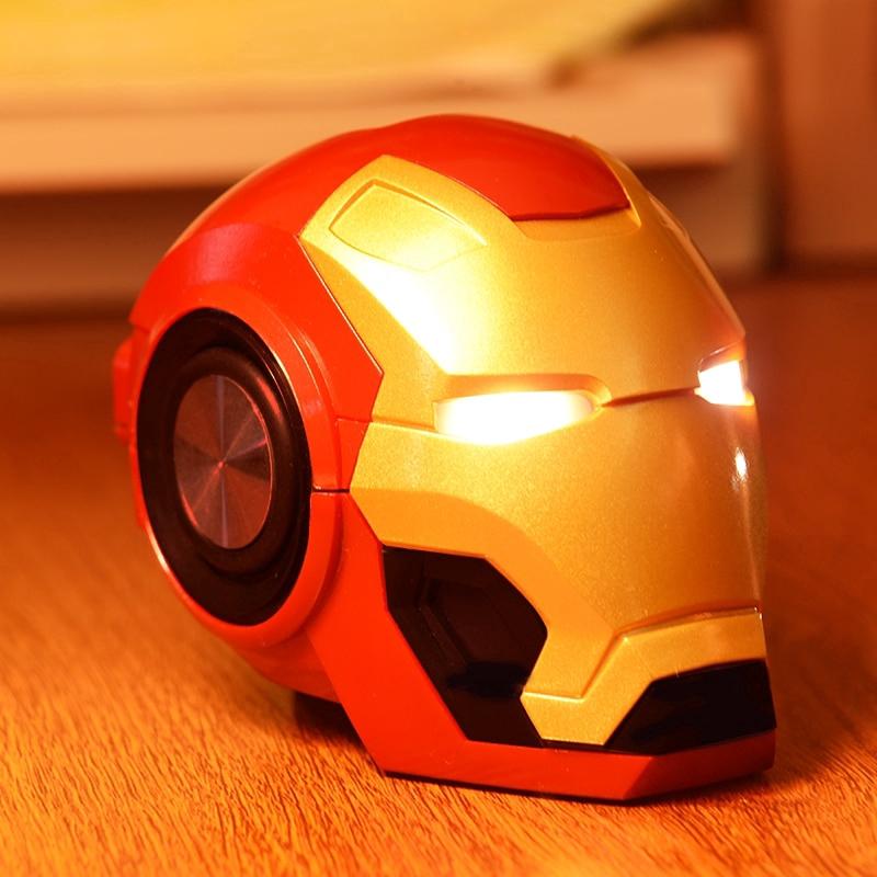 Loa siêu trầm di động Iron Man / bộ khuếch đại nhỏ với TF và USB / loa máy tính