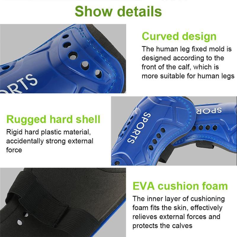 1 Pair Soccer Shin Guards Pads For Adult Kids Football Shin Pads Leg Sleeves Soccer Shin Guard Children Knee Support Pads