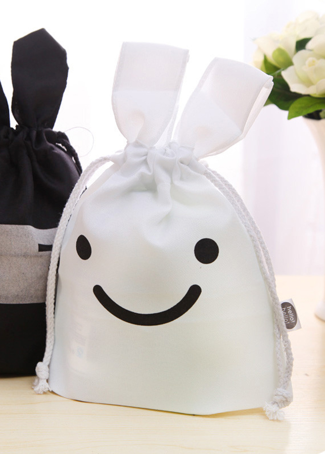 Túi Thỏ Dây Rút RABBIT POCKET Màu Trắng