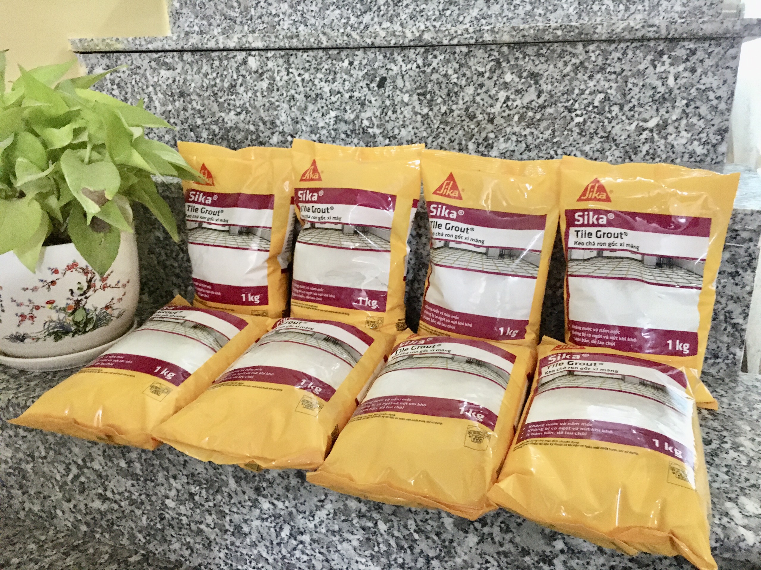 Keo chà ron chống thấm, chống bám bẩn - Sika TileGrout White