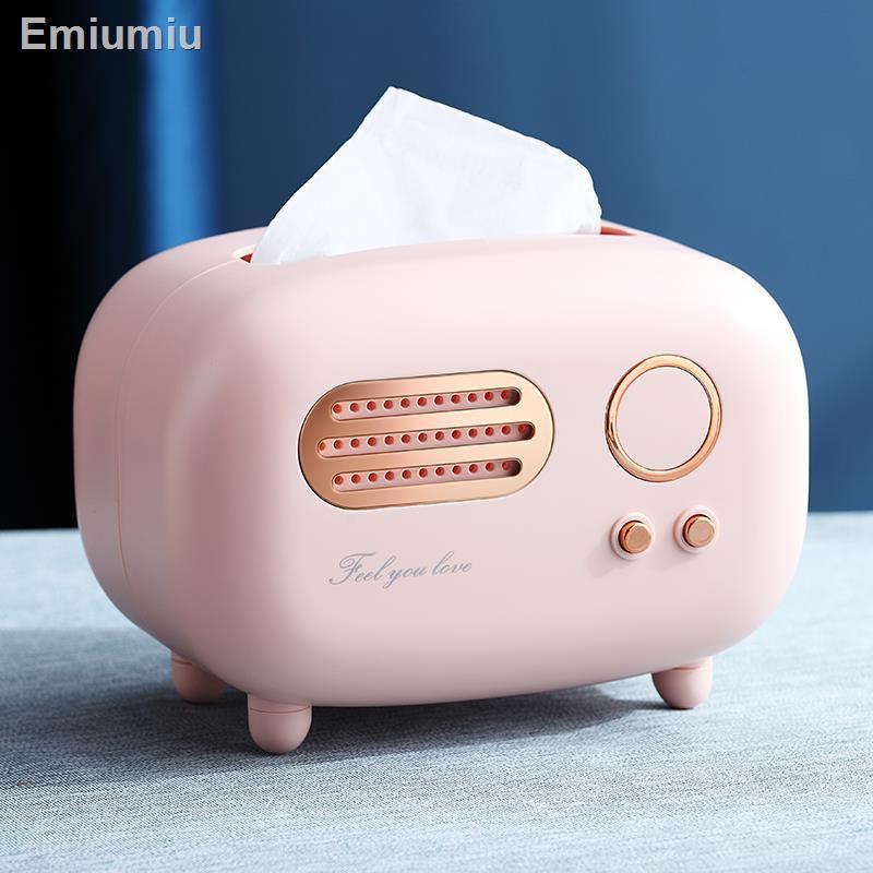 ﹉✽Khay đựng khăn ăn điều khiển từ xa bàn cà phê hộp đựng đồ hộp ngăn kéo dễ thương Hộp khăn giấy sáng tạo phòng khách n