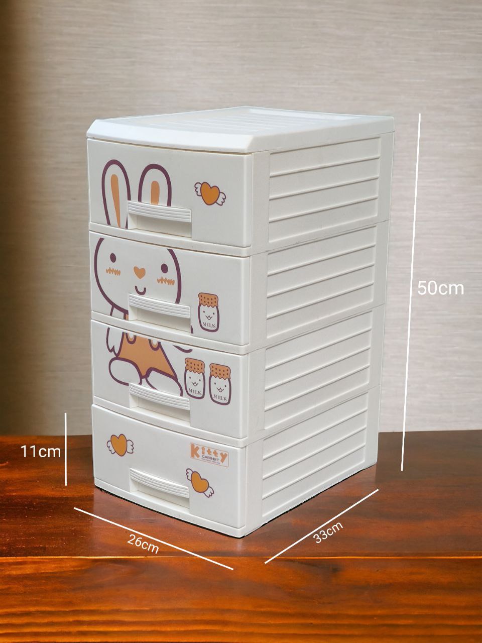 TỦ NHỰA 4 TẦNG KIT TY ĐỰNG ĐỒ ĐA NĂNG MÀU TRẮNG