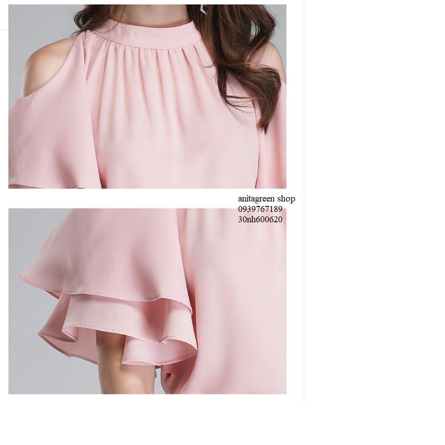 Nh60-0620-ÁO KIỂU KHOÉT VAI BÈO