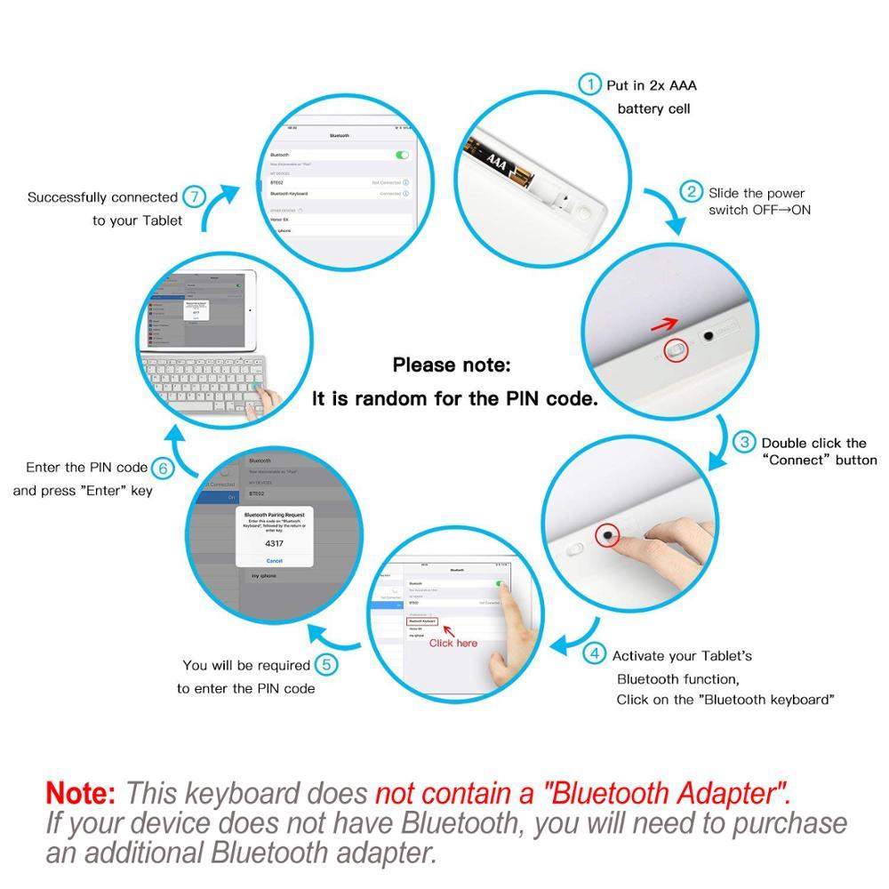 Tây Ban Nha Teclado Bàn Phím Bluetooth Không Dây Tây Ban Nha Bàn Phím Cho Mạc iPad iPhone IOS Android Windows Smart Tivi
