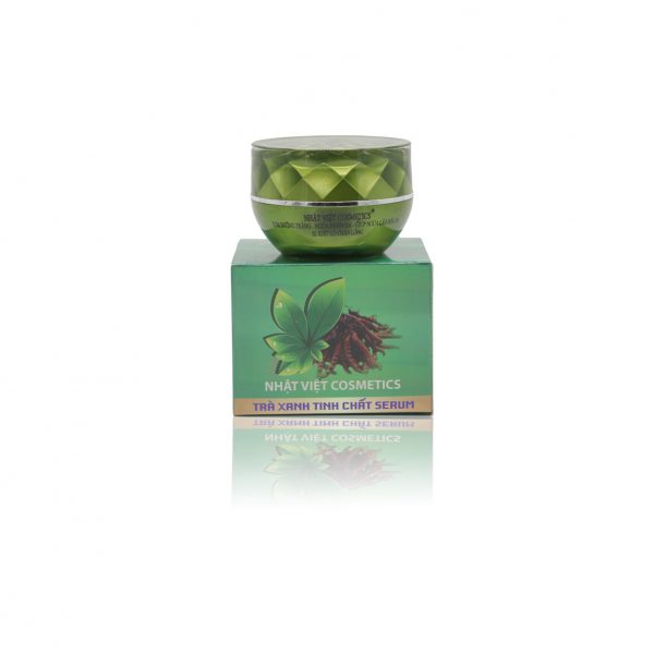 Kem Trà xanh tinh chất Serum  dưỡng trắng, ngừa nhăn da, lão hoá da, se khít lỗ chân lông 25g_ Trà xanh tinh chất Serum