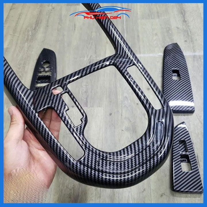 Ốp nội thất Kia K3 2021-2022-2023-2024 vân Cacbon nhựa ABS bảo vệ chống trầy xước và làm đẹp xe
