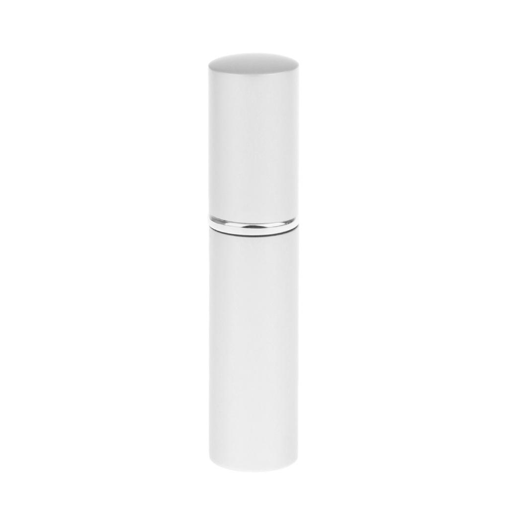 2pcs Portable Perfume Aromatherapy Container Leaking Proof Atomizer Empty Refillable Mist Spray Bottles - Silver and Blue