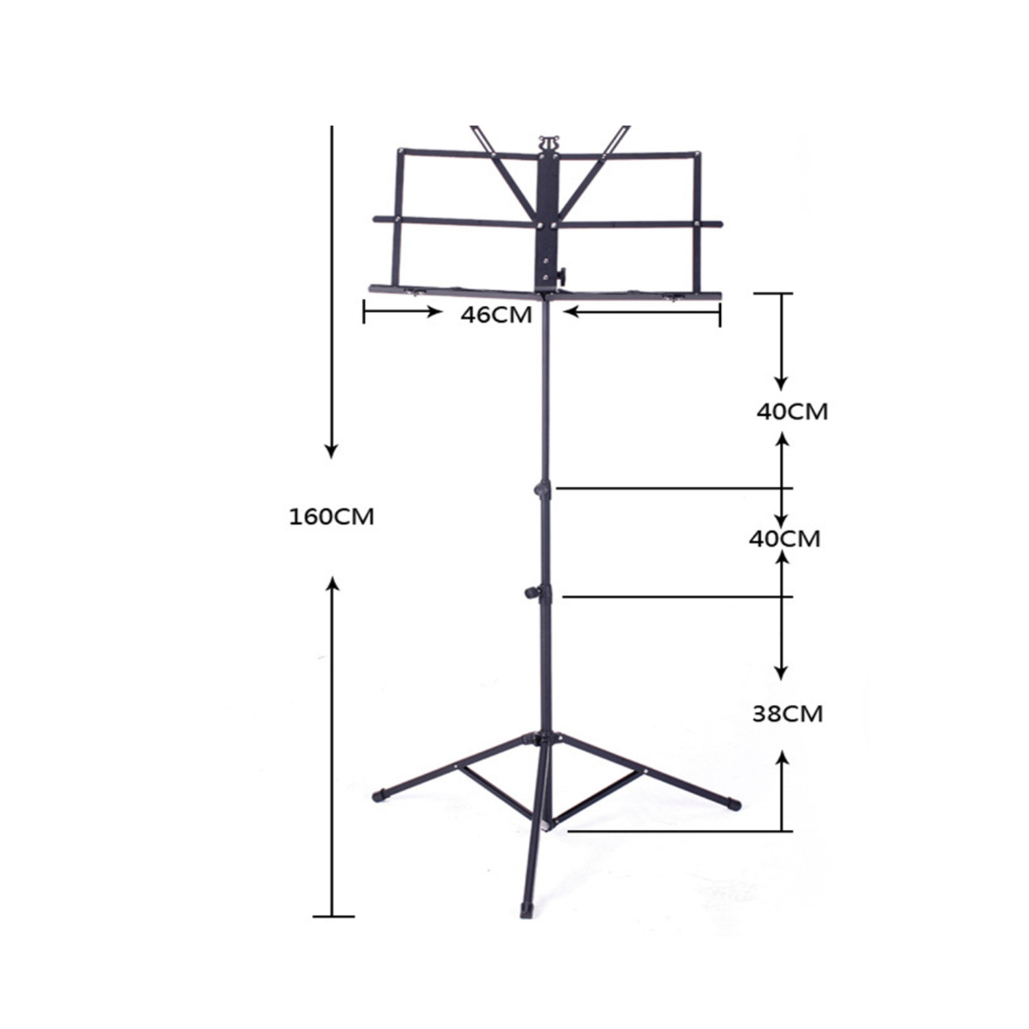 Giá để sách nhạc Woim G49 cao cấp ( Màu đen)