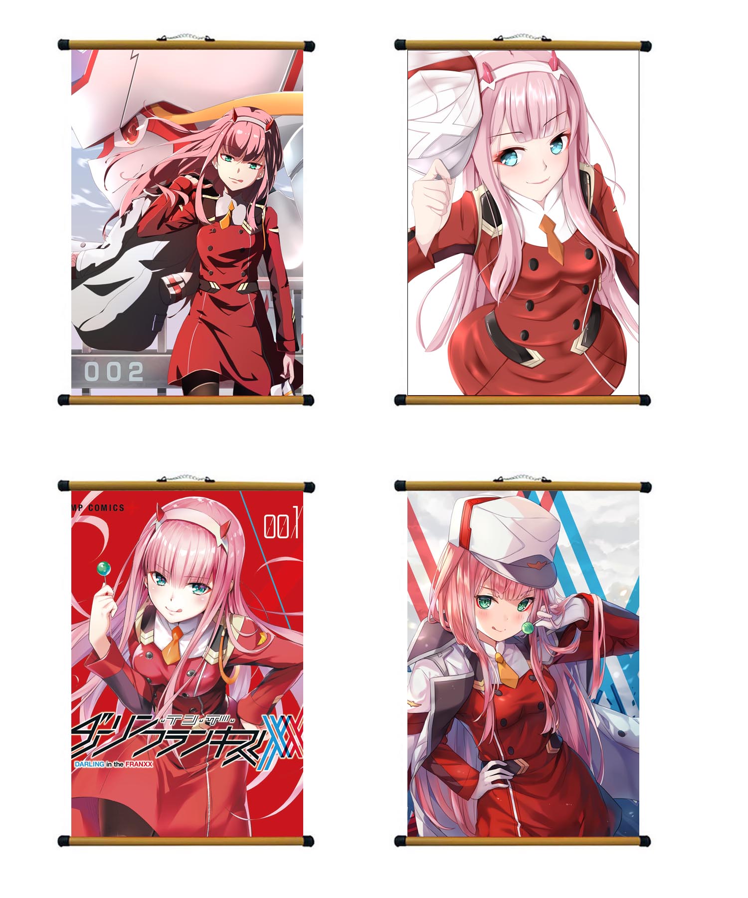 Tranh ảnh treo tường Darling In The FranXX  có khung nẹp