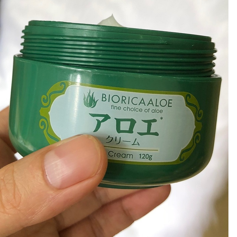 Kem dưỡng ẩm da trị khô nẻ chiết xuất lô hội BIORICA ALOE nhật bản (120g) - HÀNG CHÍNH HÃNG