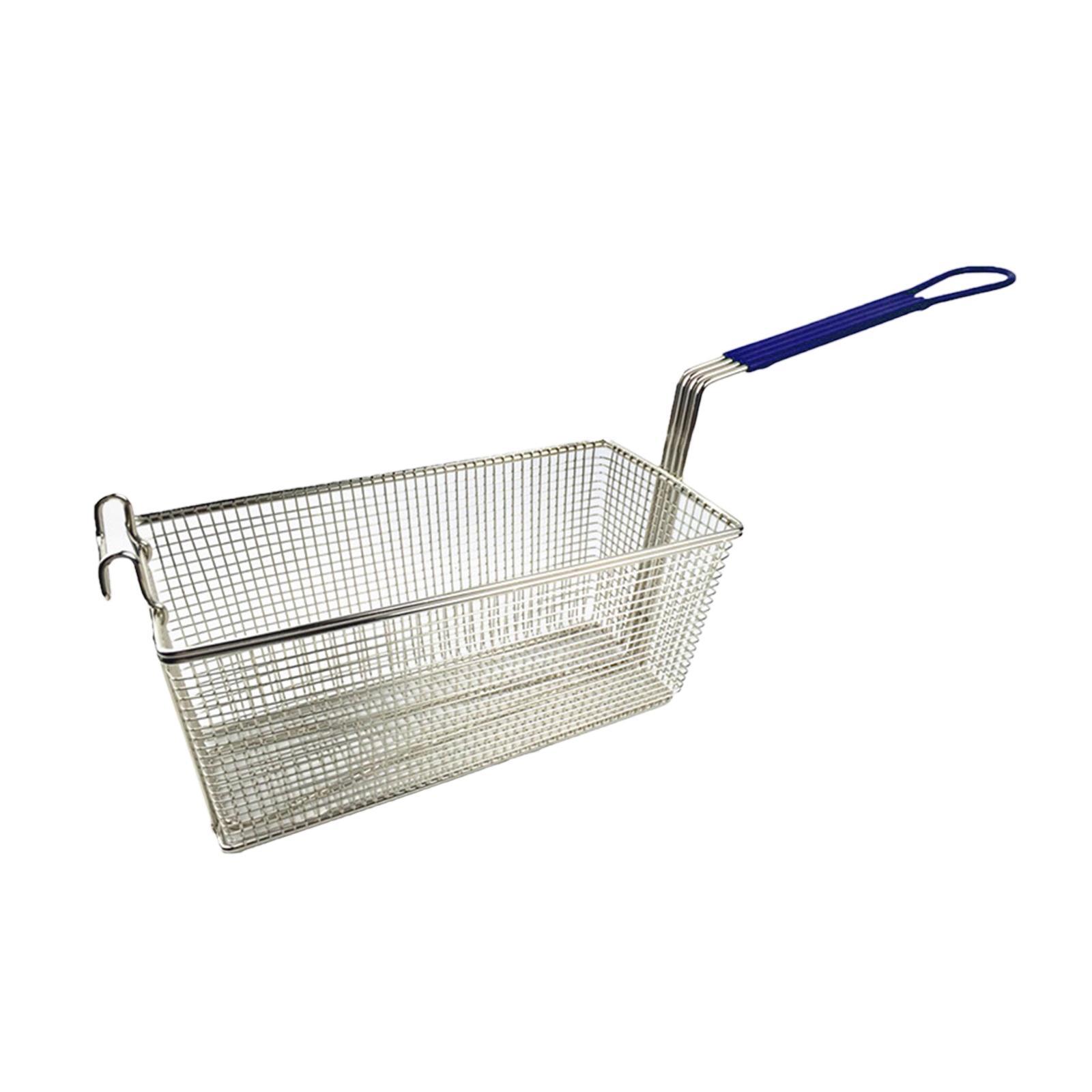 Stainless Steel Chips Deep Fry Baskets Colander for Cooking Kitchen Barbecue