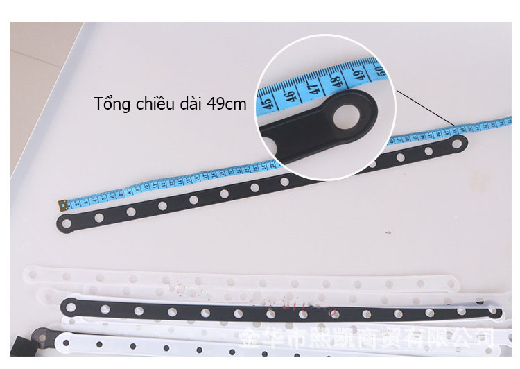 Dây Nhựa Móc Đồ Trắng Đen bộ 10 dây )