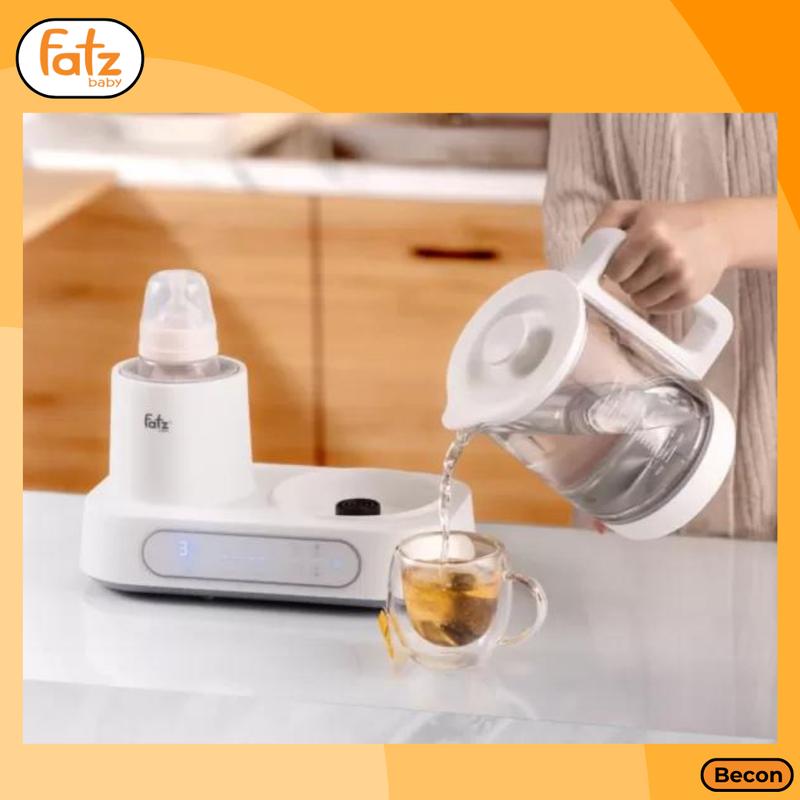 Máy đa năng điện tử Fatz Baby Multimax 9 FB9510HB, lắc sữa/đun &amp; hâm nước pha sữa, dung tích 1200ml