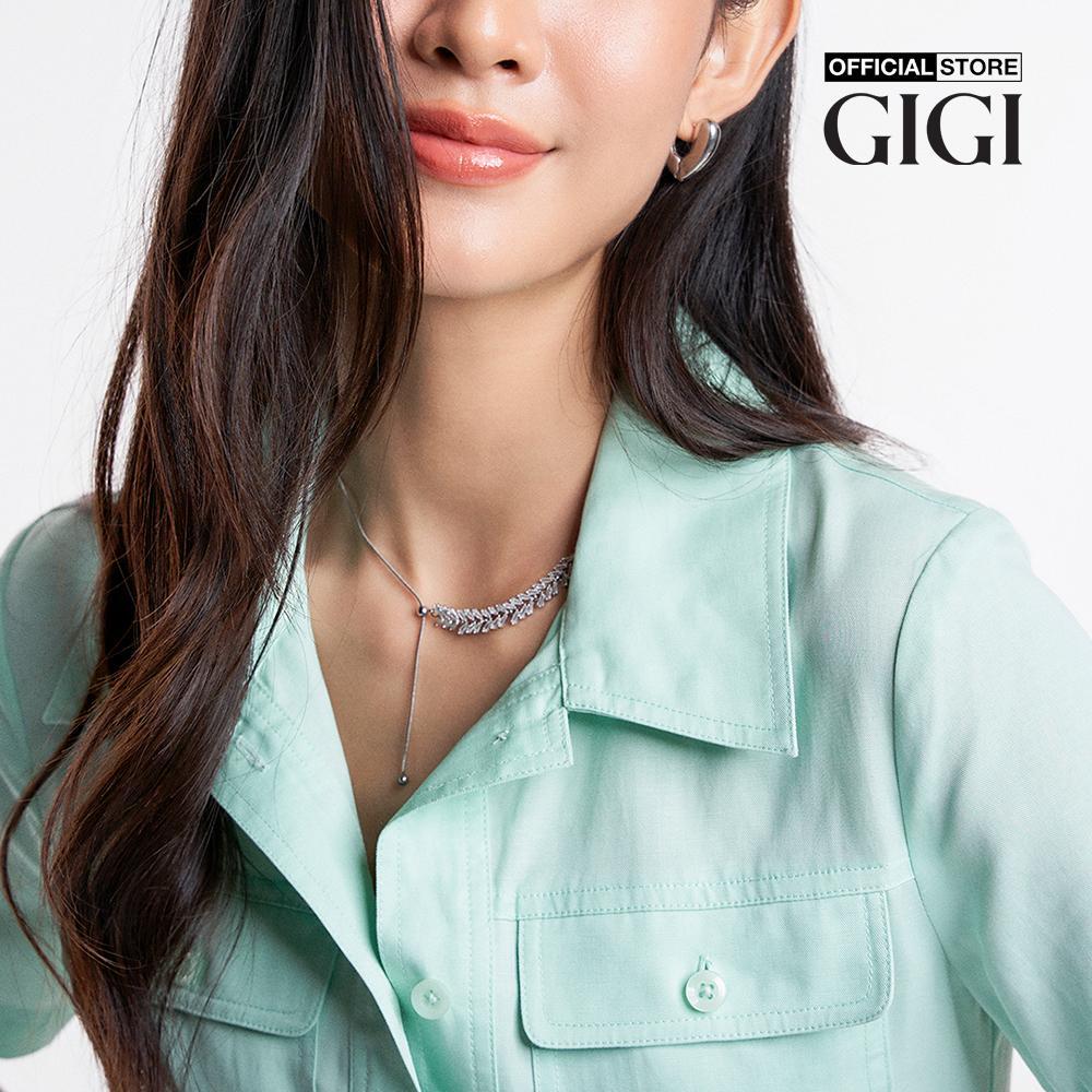 GIGI - Đầm sơ mi mini tay ngắn phối túi trẻ trung G2107D231182