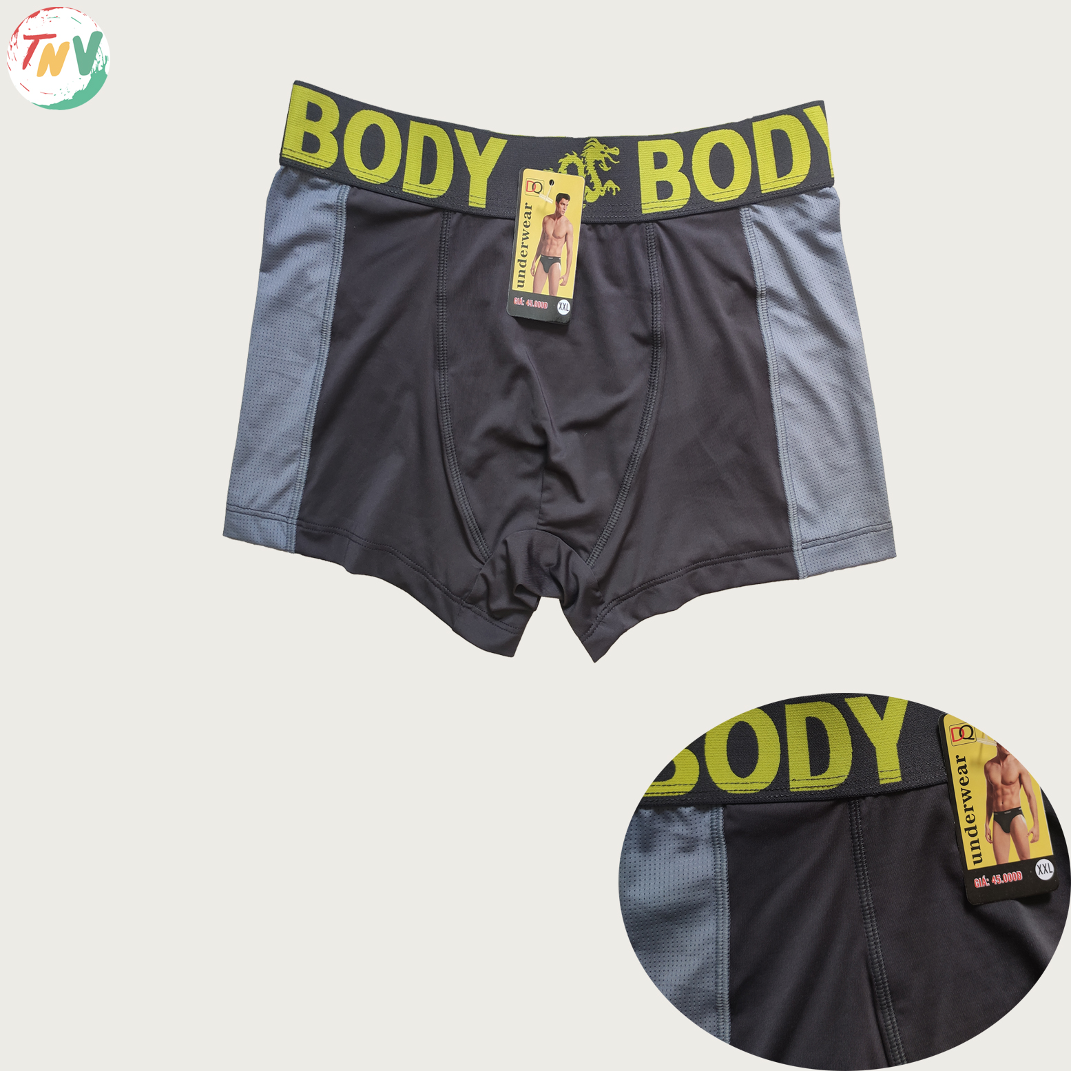 Combo 5 quần lót Nam Boxer Thái Lan (Body Rồng Bay)