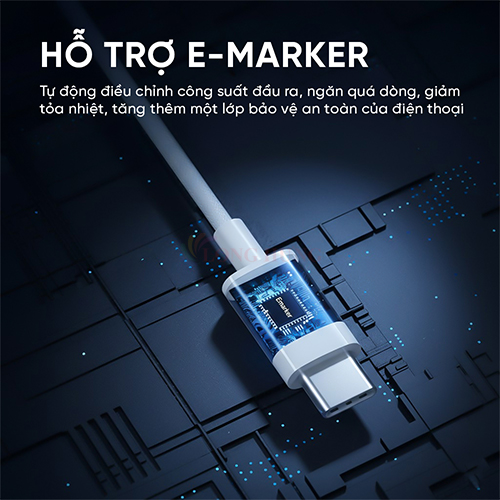 Cáp USB Type-C to Type-C Cuktech Braided 240W CTC515N/CTC520P - Hàng chính hãng