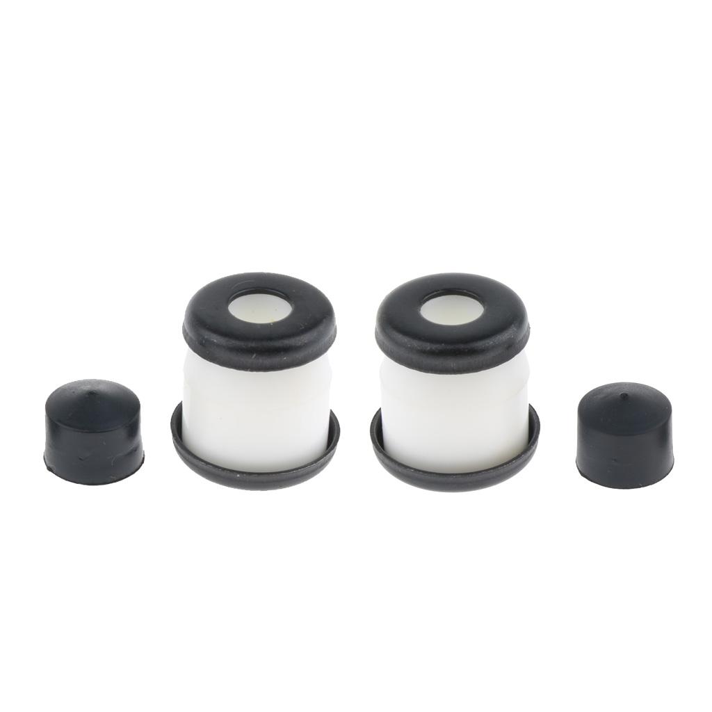 2xSkateboard Rebuild Kit Bushings Washers Pivot Cups for 2 Trucks 5in White