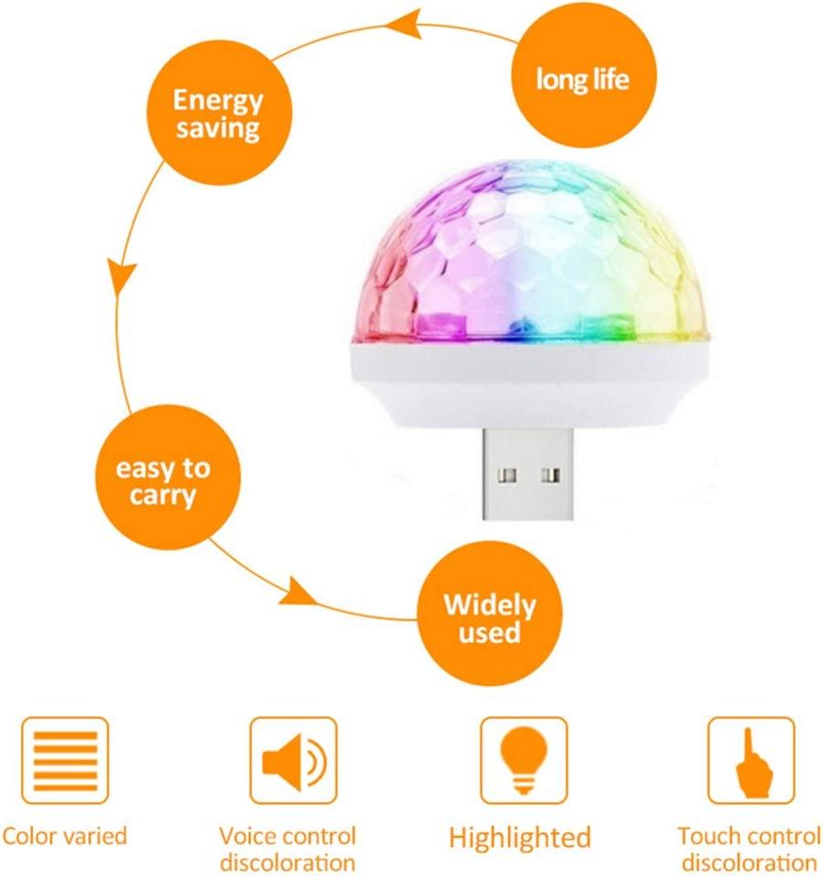 Cái USB Mini Đèn Disco, Đèn DJ Sân khấu, Đèn Magic Ball, Đèn Sân khấu