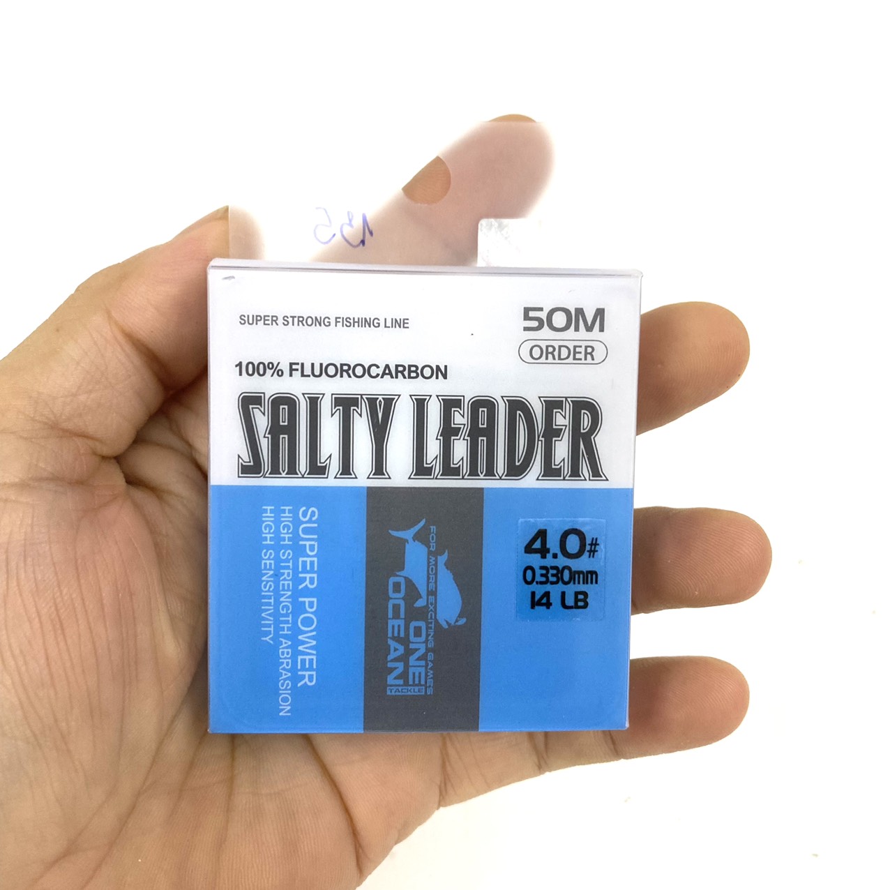 Dây Câu Cá Salty Leader One Ocean 100% Fluoro Carbon Cuộn 50m