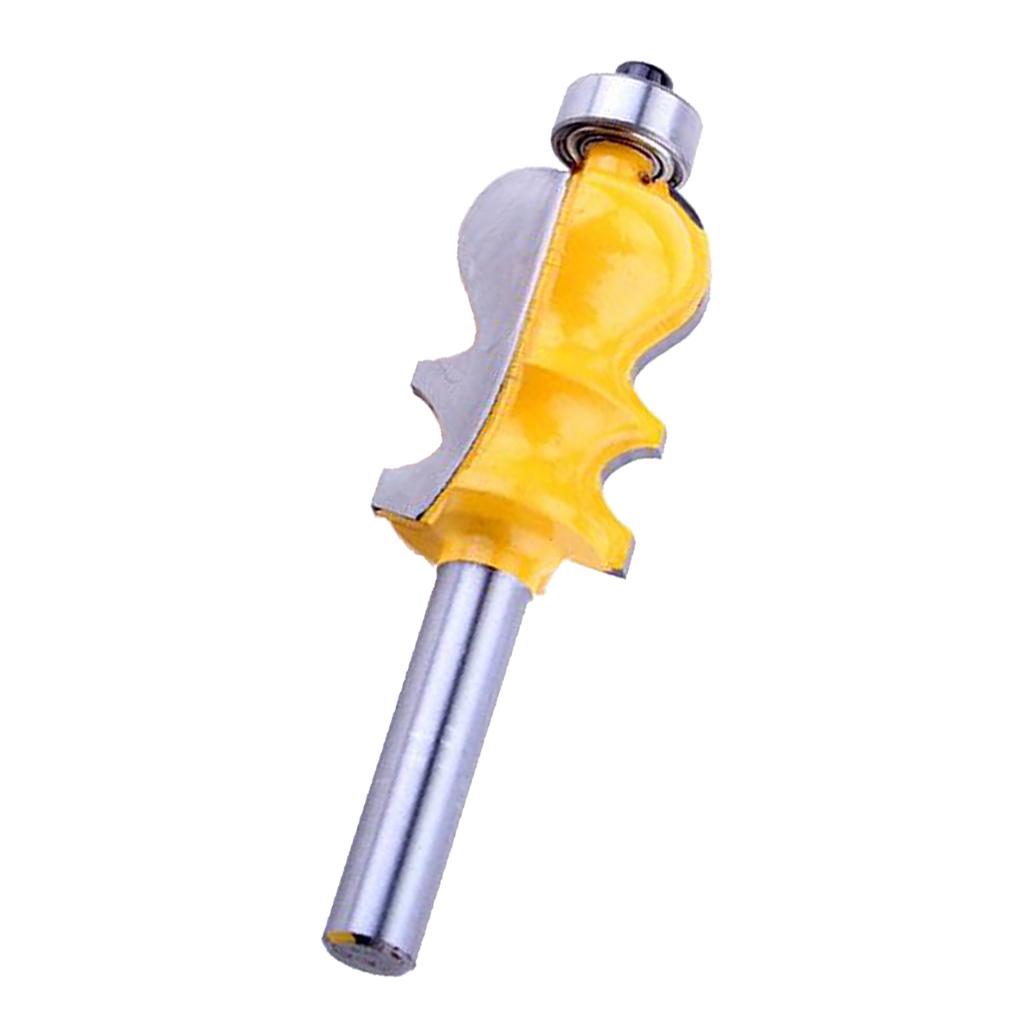 8mm Shank Molding Router Bit 3/16 Inch Cutting Depth 1-3/8'' Cutting Length