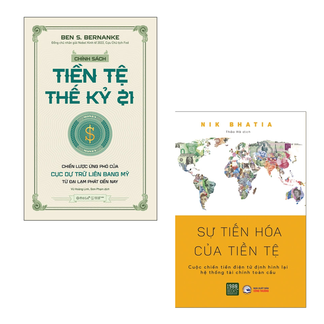 Combo 2 Cuốn Về Tài Chính Tiền Tệ- Sự Tiến Hóa Của Tiền Tệ+Chính Sách Tiền Tệ Thế Kỷ 21