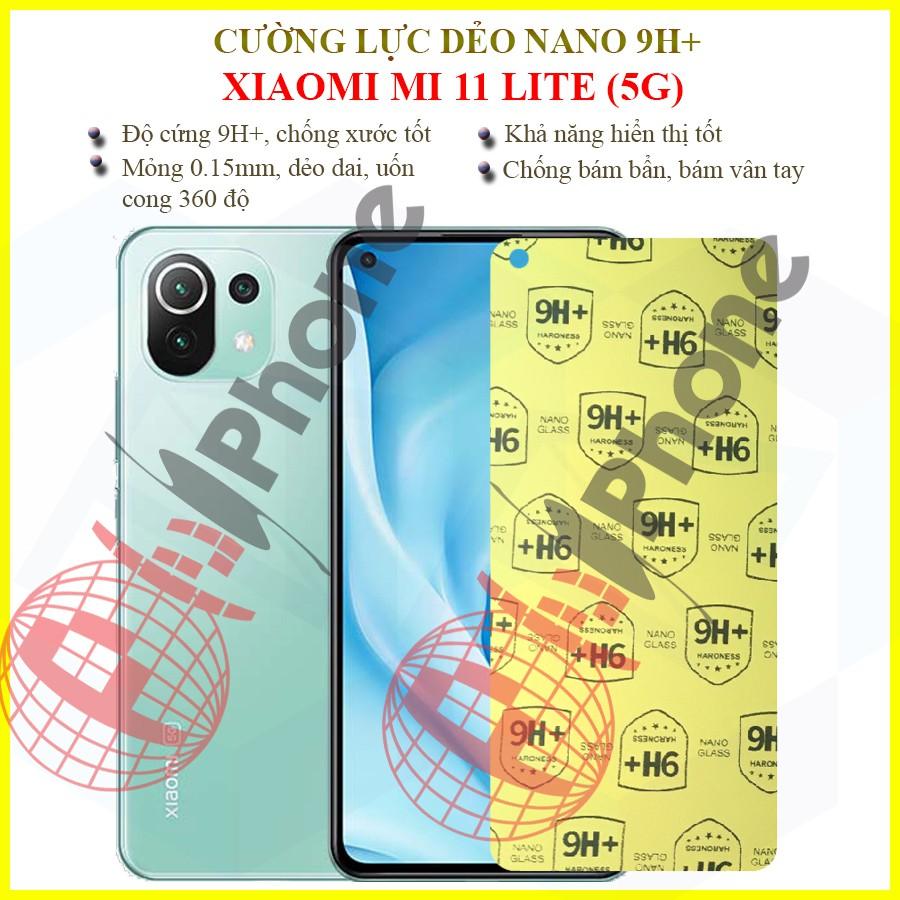 Dán cường lực dẻo nano dành cho  Xiaomi Mi 11 lite