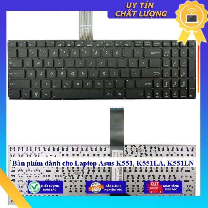 Bàn phím dùng cho Laptop Asus K551 K551LA K551LN - Hàng Nhập Khẩu New Seal