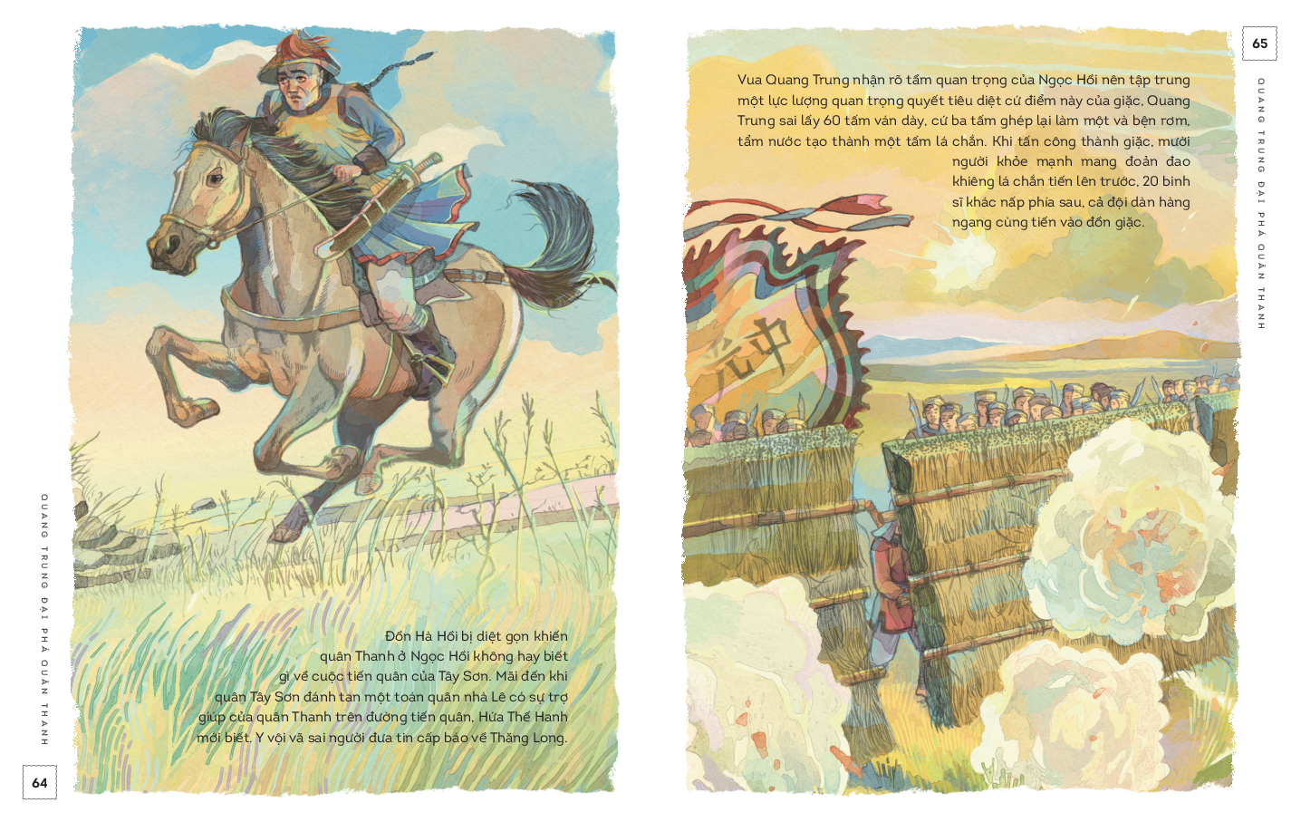 Lịch Sử Việt Nam Bằng Tranh - Quang Trung Đại Phá Quân Thanh - Bản Màu - Bìa Cứng